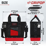 CRIPOP 004 13-Inch Wide Mouth Tool Storage Bag
