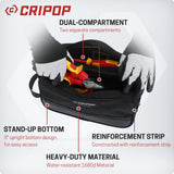 CRIPOP 014 Heavy-Duty Dual-Compartment Zipper Small Bag