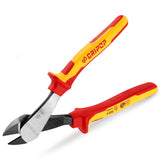 CRIPOP 007 Insulated 8-Inch High-Leverage Electrician Diagonal  Pliers