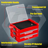 CRIPOP 021 Portable Stackable Electrician Tool Box 1/3PCS