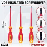 CRIPOP 011 Insulated Electrician Screwdriver 3PCS