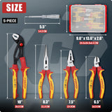 CRIPOP 025   1000V  5PCS Insulated Electrical Tools Kit