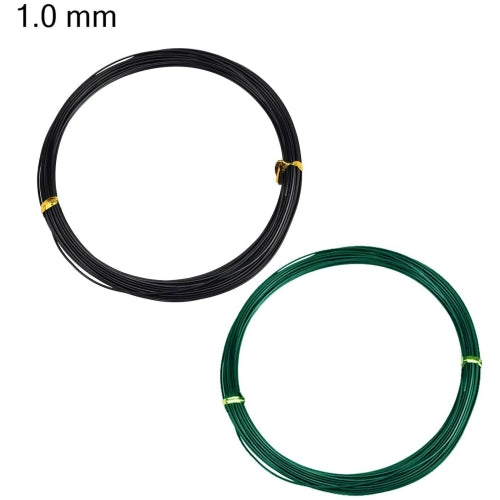 Bonsai Training Wire Set of 4 - Total 128 Feet(32 Feet Each Size) 3 Size - 1.0MM,1.5MM,2.0MM