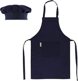 5 Kids Apron and Chef Hat Set