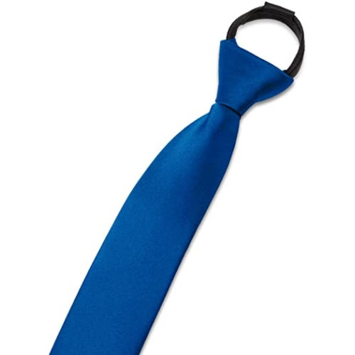 3 Boys' Solid Color Zipper Tie